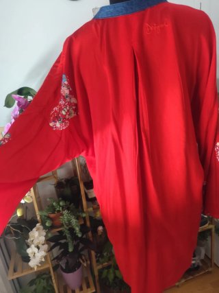 Blusón Desigual Corazón Flores Talla L