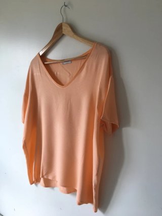 Blusa Somsis pesca taglia unica