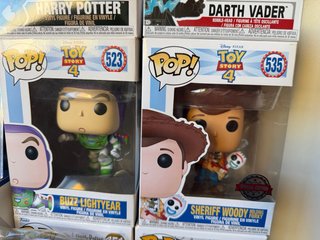 2 Funko Pop! Toy Story Buzz Lightyear y Woody