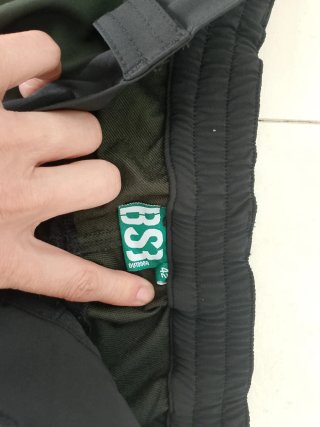 Pantalón Benissport BS3 Negro/Verde nuevo sin etiq