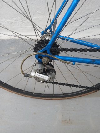 Bicicleta de carretera azul OTERO vintage L