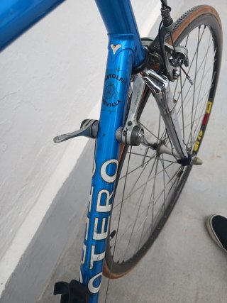 Bicicleta de carretera azul OTERO vintage L