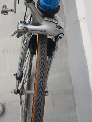 Bicicleta de carretera azul OTERO vintage L