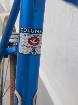 Bicicleta de carretera azul OTERO vintage L
