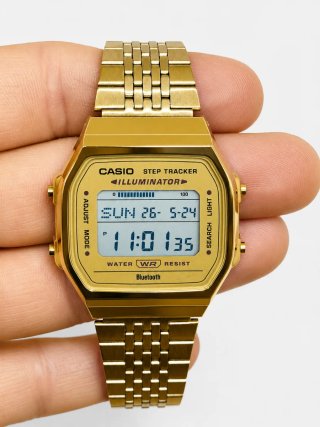 Casio ABL-100WEG-9A Bluetooth Dorado.