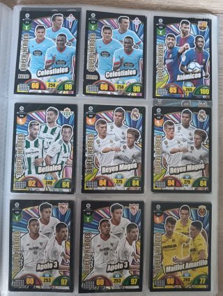 Lote cromos LaLiga Santander Adrenalyn XL 2017-18