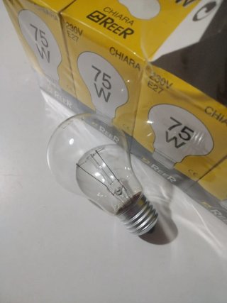 Lotto da 10 Lampadine standard 75W E27