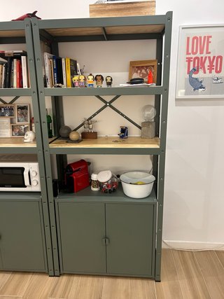 Estantería Ikea Bror Metálica y Madera