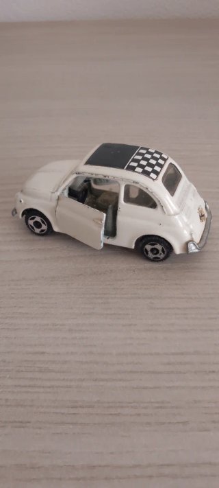 Modellino Fiat 500 F Polistil Metallo anno 1966