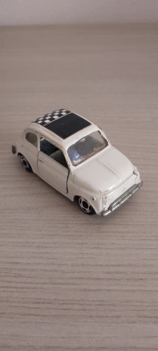 Modellino Fiat 500 F Polistil Metallo anno 1966