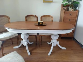 Mesa y 5 Sillas Vintage