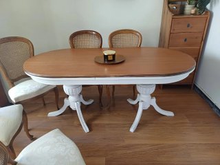Mesa y 5 Sillas Vintage