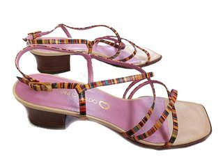 Sandalias Osvaldo Martini Tiras Multicolor