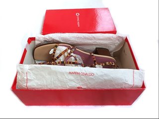 Sandalias Osvaldo Martini Tiras Multicolor