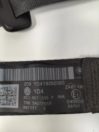 Cinturón de seguridad del. izq. VW Passat B6.