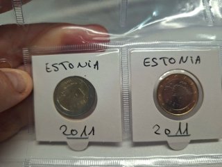 Monedas de Estonia 2011