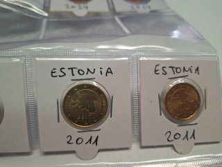 Monedas de Estonia 2011