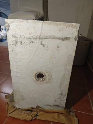 Pileta de granito beige