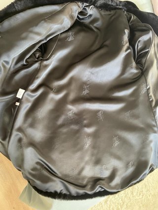 Chaquetón Piel de Mouton Negro