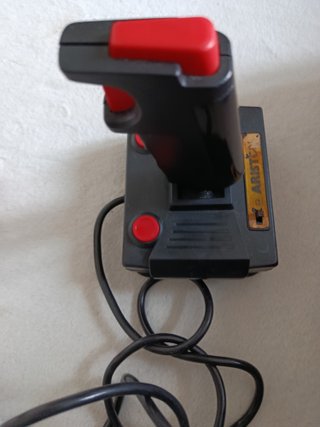 Mando Joystick Negro y Rojo