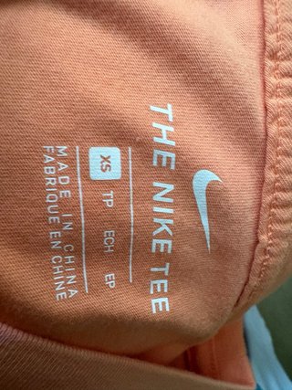 Camiseta Nike Alien Naranja Talla XS