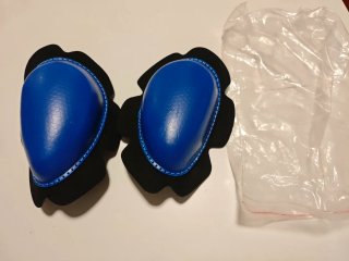 Deslizaderas azules para moto