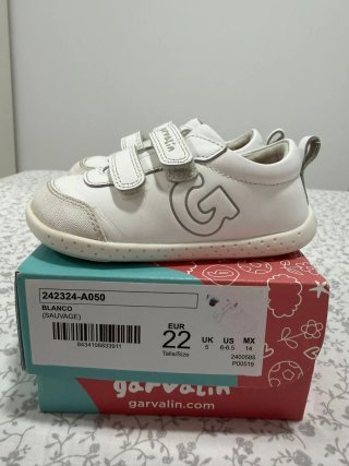 Zapatillas Garvalin Blancas Talla 22