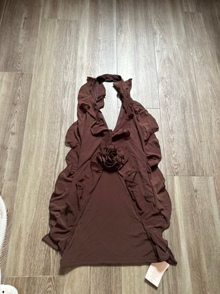 Vestido Shein Marrón Talla S