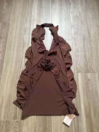 Vestido Shein Marrón Talla S