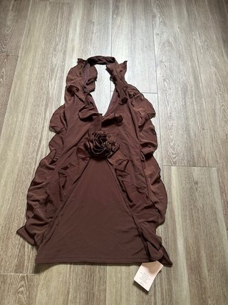 Vestido Shein Marrón Talla S