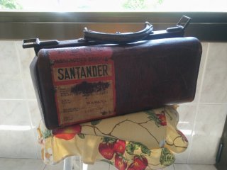 Bolso Médico Vintage Cuero Marrón Antiguo