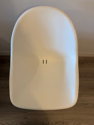 Silla blanca Ikea madera