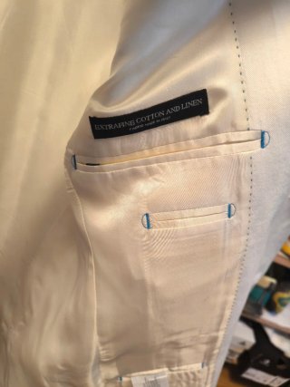 Americana caballero blanca