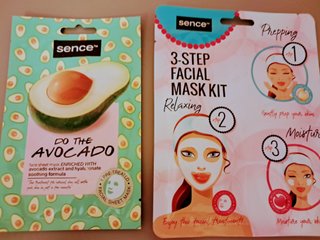 Lote 4 mascarillas faciales Sence e IDC