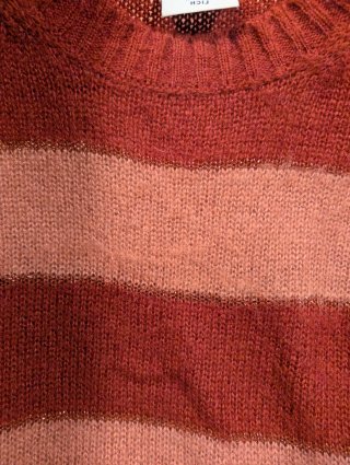 Jersey de punto a rayas Kauf Dich Glücklich
