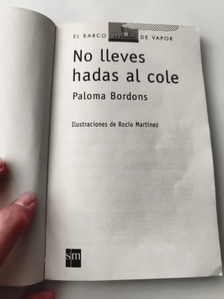 Libro infantil "No lleves hadas al cole"
