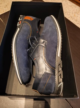 Zapatos de vestir hombre azul marino