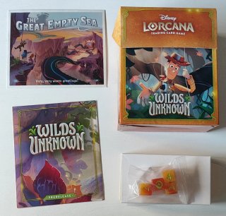 Caja Pre-lanzamiento Disney Lorcana Wilds Unknown