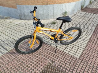 Bicicleta Infantil Naranja 20 pulgadas
