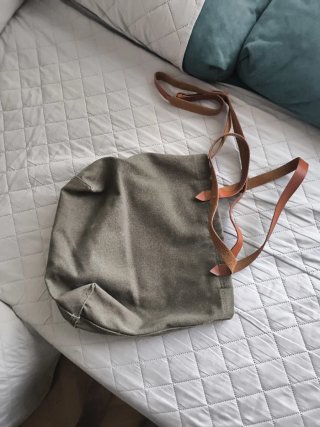 Bolso Green Coast Marrón y Verde