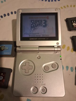 Lote Game Boy Advance SP + 6 juegos