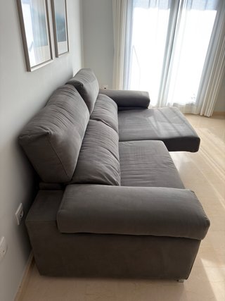 Sofá de 2 plazas gris