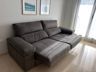 Sofá de 2 plazas gris