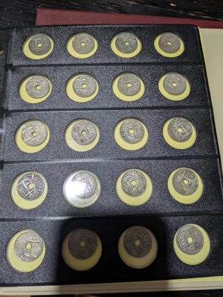 Monedas 50 céntimos Franco (Colección)