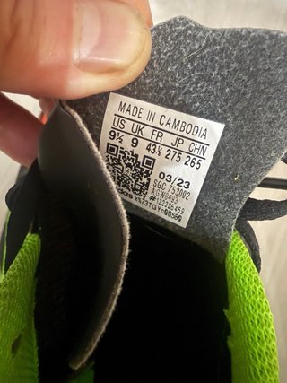 Zapatillas de fútbol Adidas Tacos Naranja Negro