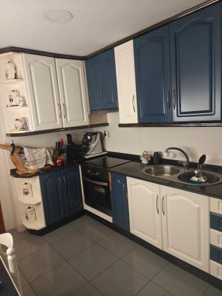Muebles de cocina madera y metal