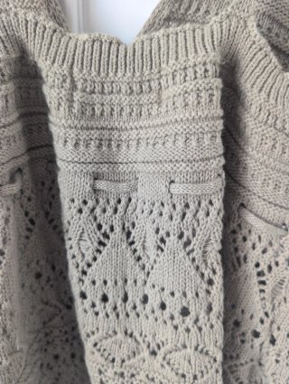 Top Bershka Crochet Talla S