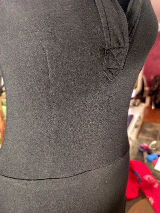 Vestido camisero algodón negro Talla M