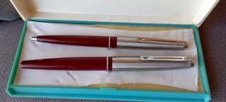 Pluma y bolígrafo Inoxcrom 77