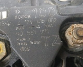 Opel 453243 alternador 90561971 astra g berlina